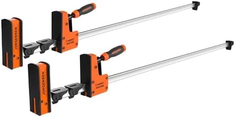 JORGENSEN 36-Inch Parallel Bar Clamp, Heavy-Duty Cabinet Master Clamp for Woodworking Glue-Up, 2200…