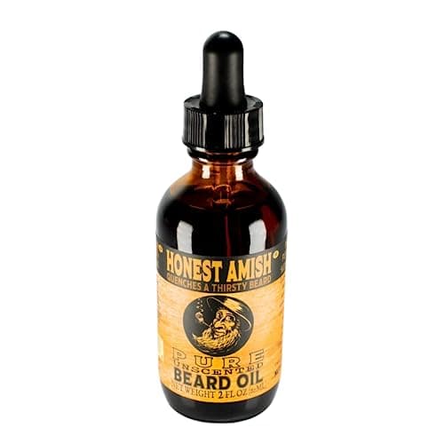 Honest Amish Pure Beard Oil - 2 Ounce - Fragrance Free