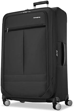 Samsonite Soft-Sided 29-Inch Lightweight Large Checked Expandable Element Suitcase: Durable, 360° Spinner Wheels, Adjustable…