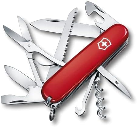 Victorinox Huntsman Swiss Army Knife, 15 Functions, Swiss Made Pocket Knife with Large Blade, Screwdriver…