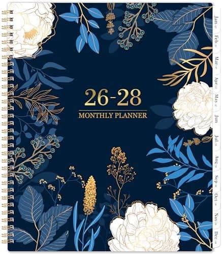 2026-2028 Monthly Planner - 2 Year Monthly Planner/Calendar 2026-2028, July 2026 - June 2028, 11" x 9", 24…