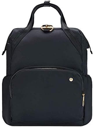 Pacsafe Women's Citysafe CX 17L Anti Theft Backpack-Fits 16 inch Laptop, Black, One Size