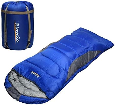 0 Degree Winter Sleeping Bags for Adults Camping (450GSM) - Temp Range (5F–32F) Portable Waterproof Compression Sack- Camping…