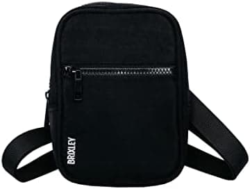 Brixley Crossbody Sling Bag – Travel Purse for Women, 9 Pocket Sling Pack, 5 Multi- Position Wear Fanny Pack for Everyday & Trips