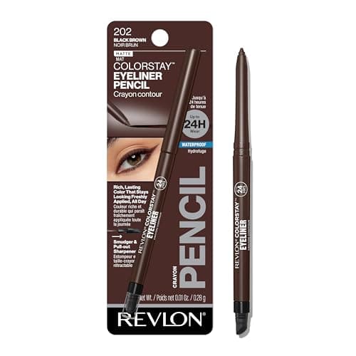 Revlon ColorStay Pencil Waterproof Eyeliner, Smudge-Proof, Eye Makeup…