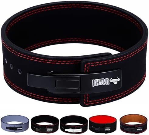 IBRO Powerlifting Lever Gym Belt – Power 8MM, 10MM or 13MM Extreme Heavy Duty Genuine Leather Belts - Squats Deadlifts…