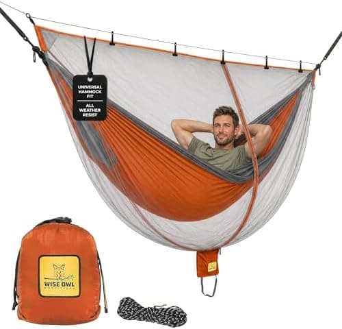 Wise Owl Outfitters Hammock Bug Net – Mosquito Net for Hammock…