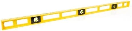 Mayes 10102 Polystyrene 4ft Level, 48 Inch Level Made in the USA, Contractor, Plumber, and Carpenter Tools, Impact Resistant…