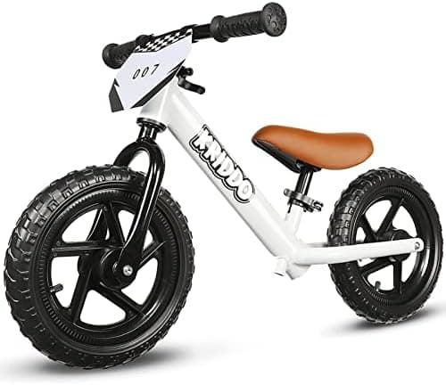KRIDDO Toddler Balance Bike 2 Year Old, Age 24 Months to 5 Years Old, 12 Inch Push Bicycle with Customize…