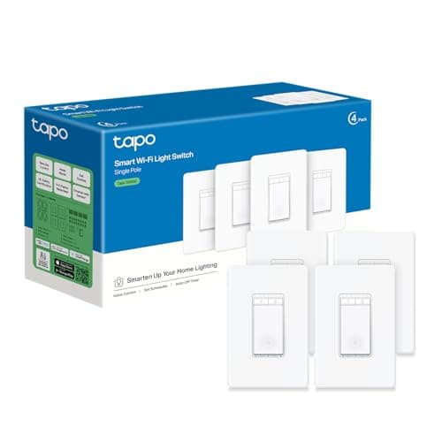 TP-Link Tapo Smart Dimmer Switch, Single Pole, Neutral Wire Required…
