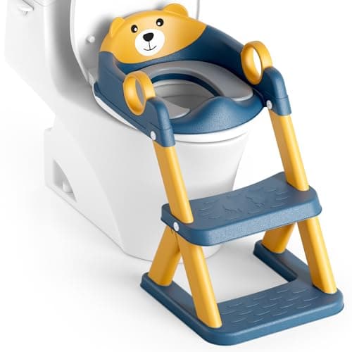 Potty Training Seat, Upgrade Toddler Toilet Seat for Kids Boys Girls, 2 in 1 Potty Training Toilet, Splash Guard Anti-Slip Pad…