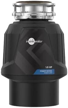 InSinkErator Power 1HP, 1 HP Garbage Disposal, Power Series EZ Connect Continuous Feed Food Waste Disposer…