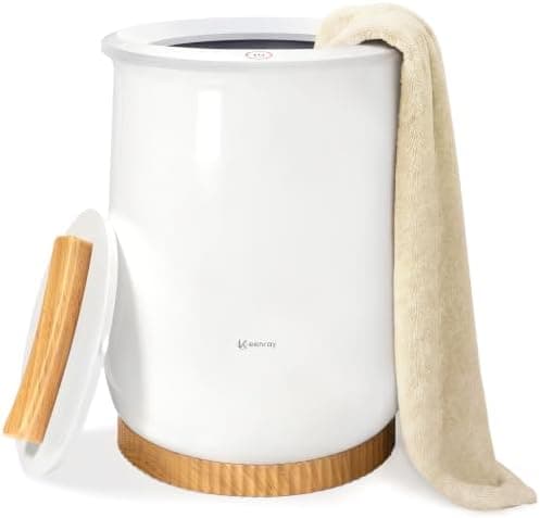 Keenray Towel Warmer, Luxury Towel Warmer Bucket, Large Towel Warmer for Bathroom, Auto Shut Off…