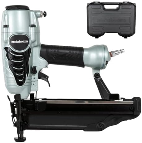 Metabo HPT Finish Nailer with Air Duster, Pro-Preferred Pneumatic Power Nailers, Ideal for Molding…