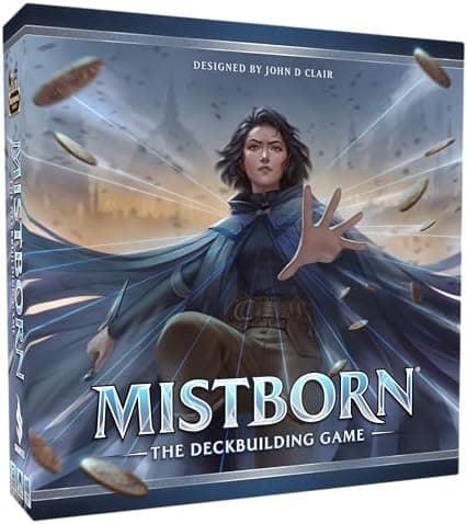 Mistborn Deckbuilding Game by Brotherwise Games | Fantasy Card Strategy with Allomantic Powers | Build Your Deck, Burn Metals…
