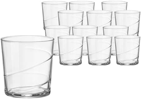 Bormioli Rocco Bodega Swirl Negroni Glasses - Set of 12, 12 Oz…