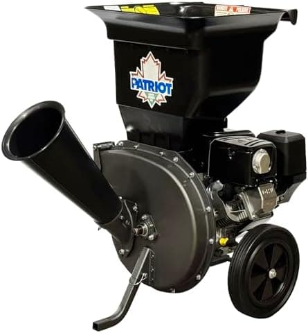 Patriot Products CSV-3090B Gas Wood Chipper Leaf Shredder