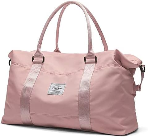 HYC00 Travel Duffel Bag, Carry On Overnight Weekender Bags for Women