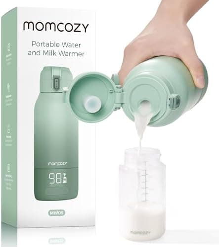Momcozy Portable Bottle Warmer for Travel – Dual Heating Modes for Breast Milk & Water, Portable Milk Warmer with Fast Heating &…
