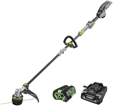 EGO POWER+ String Trimmer, Battery Powered, 16" Trimmer for Weeds and Grass with POWERLOAD, LINE…