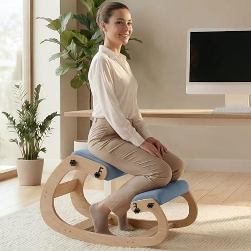 NYPOT Ergonomic Kneeling Chair with Adjustable Seats - Knee Chair for Posture Correction & Kneel…