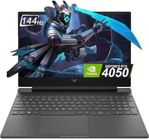 HP Victus 15.6 inch FHD 144Hz Gaming Laptop Intel Core i5-13420H NVIDIA GeForce RTX 4050 6GB - 16GB DDR4 512GB SSD Mica Silver…
