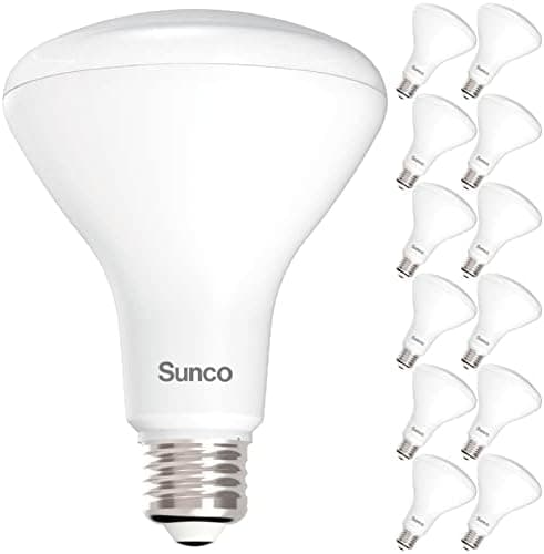 Sunco 12 Pack BR30 Light Bulbs LED, Recessed Can Light Bulbs, Indoor Flood Bulb, 850 LM, 11W (65W…