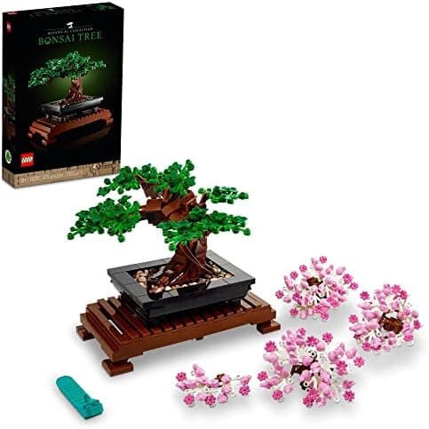 LEGO Botanicals Bonsai Tree Building Set - Artificial Bonsai Tree Plants for Home Decor, Adults…