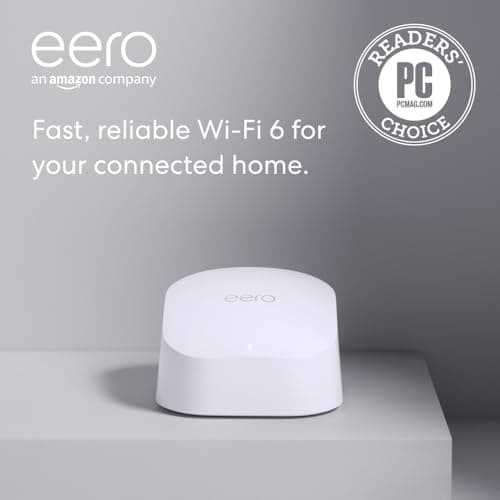 Amazon eero 6 mesh wifi router - Supports internet plans up to 900…