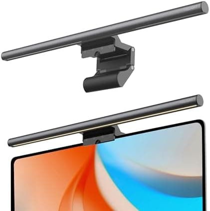 YEELIGHT Monitor Light Bar, Computer Monitor Lamp for Home Office Gaming, 250LM No Glare Eye-Care LED Screen Bar, Touch Control…