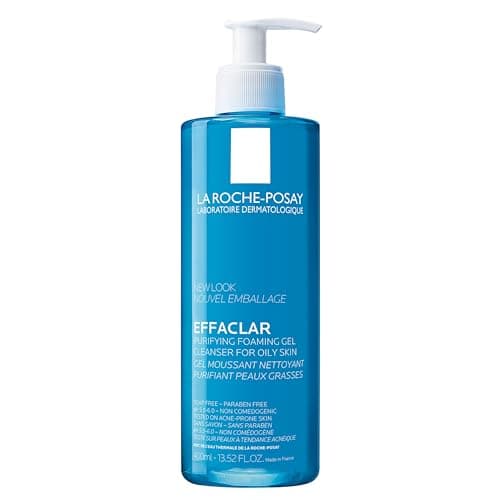 La Roche-Posay Effaclar Purifying Foaming Gel Cleanser for Oily Skin, With Zinc Pidolate To Remove Excess…