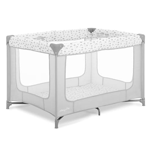 Dream On Me Zodiak Baby Playard, Breathable Mesh Sides, Soft Comfortable Mattress, Quick & Easy to Fold with Travel Carry Bag…