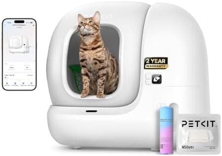PETKIT PuraMax 2 Automatic Self-Cleaning Cat Litter Box, App Control Automatic Litter Box with Safety…