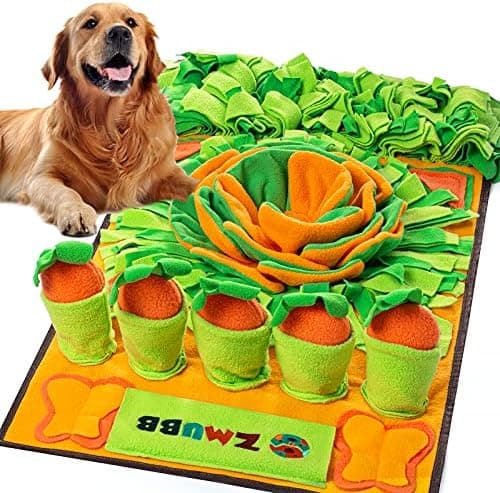 Pet Snuffle Mat for Dogs Sniff Mat Nosework Feeding Mat Slow Feeder Interactive Dog Puzzle Toys for Training…