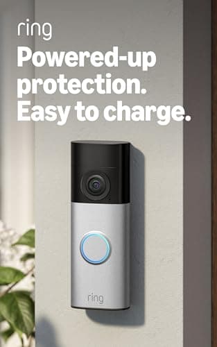 Ring Battery Doorbell Plus (newest model), Retinal 2K with wide-angle video, up to 6x Enhanced Zoom, Night Vision, and Quick…