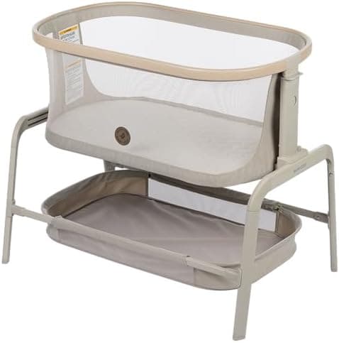 Maxi-Cosi Iora Baby Bassinets Bedside Sleeper, Portable Bassinet, Infant Bedside Sleeper Crib, Height Adjustable, Breathable…