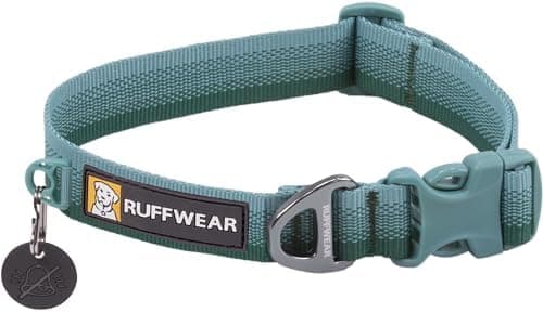 Ruffwear, Front Range Dog Collar, Adjustable Tubelok Webbing, Lightweight, Side Release Buckle…