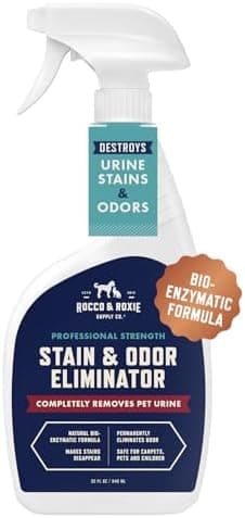Rocco & Roxie Supply Co. Stain & Strong Odor Eliminator, Enzyme Cleaner, Pet Odor Eliminator for…