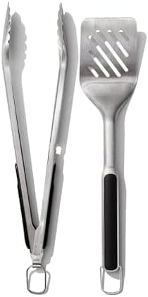 OXO Outdoor Grilling Turner and Tongs Set