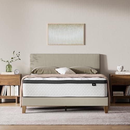 Signature Design by Ashley Chime 12 Inch Hybrid Full Mattress, Memory Foam with Lumbar Support, High-Density…