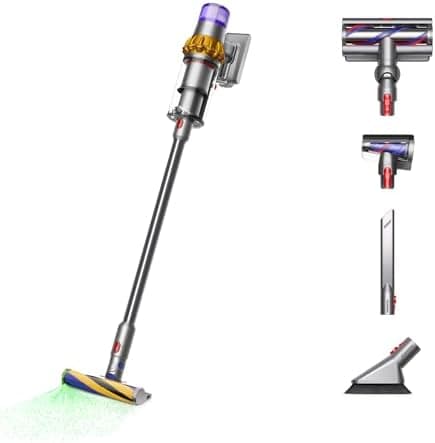 Dyson V15 Detect Plus Cordless Vacuum, Illumination Reveals dust, 240AW, 3 Power Modes, Up to 60 Minutes,²…