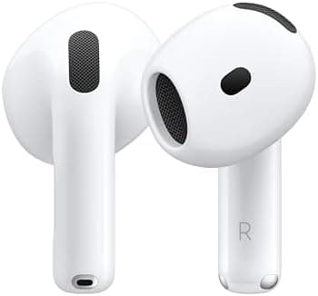Apple AirPods 4 Wireless Earbuds, Bluetooth Headphones, with Active Noise Cancellation, Adaptive…