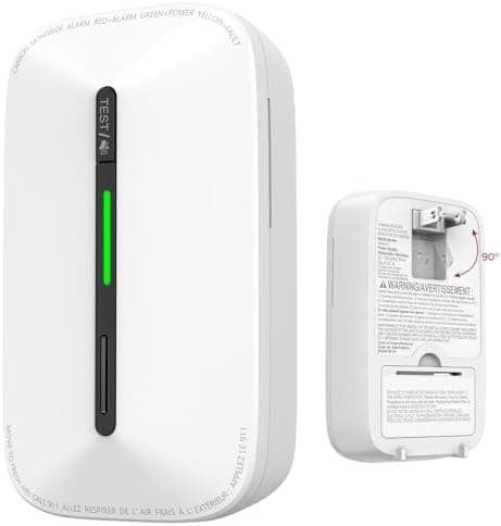 Siterlink Carbon Monoxide Detectors Plug in,10 Year Replaceable Battery Operated Co Monitor Alarm,Plug and Play Co…