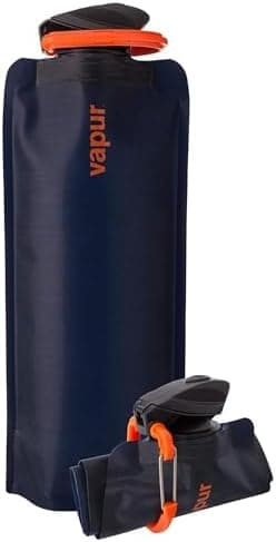 Vapur Collapsible Water Bottle with Carabiner - 23oz (0.7L), Night…