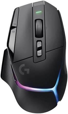 Logitech G502 X Plus Wireless Gaming Mouse: Optical Switches, LIGHTSYNC RGB, 13 Buttons, Infinite Scroll Toggle, Up to 130hr…