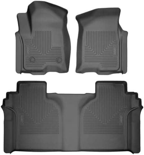 Husky Liners Weatherbeater Floor Mats | Fits 2015-2026 Ford F-150, 2022-2026 Lightning, SuperCrew…