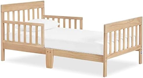 Dream On Me Finn Toddler Bed, Low Floor Wooden Bed, Side Safety Bed Rails, GREENGUARD Gold & BSA Certified, Non-Toxic Paint…