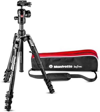 Manfrotto Befree Advanced Camera Tripod with Lever Closure, Portable and Compact Travel Tripod Kit with Ball Head, Aluminum…