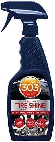 303 Products High Gloss Tire Shine And Protectant - Long Lasting, Water Based Formula - Lasts For Weeks - No Harmful Silicones…