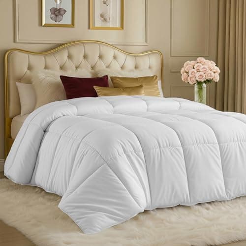 Utopia Bedding White Comforter King Size, Duvet Insert, Down Alternative Comforter OEKO-TEX STANDARD 100